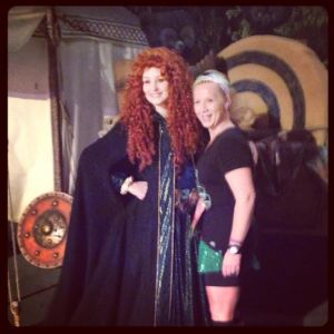 Thanks, Merida for the archery lesson!
